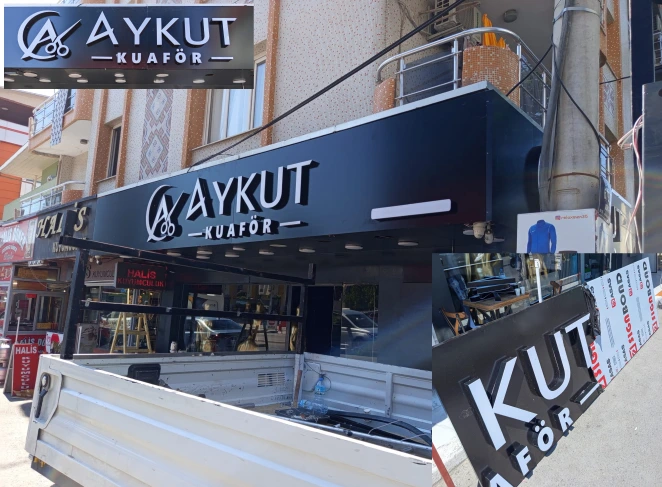 Buca'da Işıklı Kutu Harf Tabela