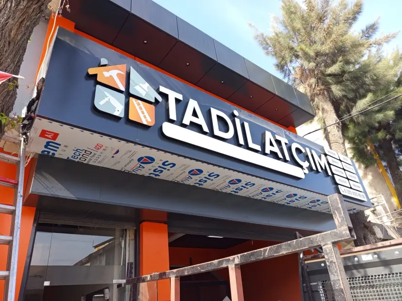 Işıklı Kutu Harf Tabela Projemiz